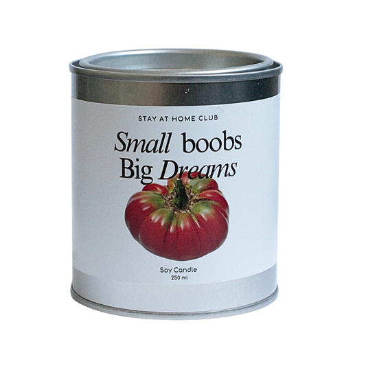 Small Boobs, Big Dreams Soy Candle